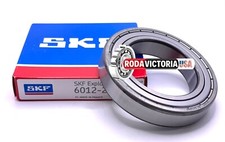 SKF 6012 ZZ C3 DEEP GROOVE BALL BEARING, METAL SHIELDED 60x95x18 mm