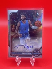 2021-22 Bowman University Chrome Prospect Auto #BCPA-LB Leaky Black