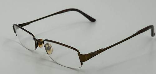Savy 382 Eyeglass Frames SBRN Satin Brown