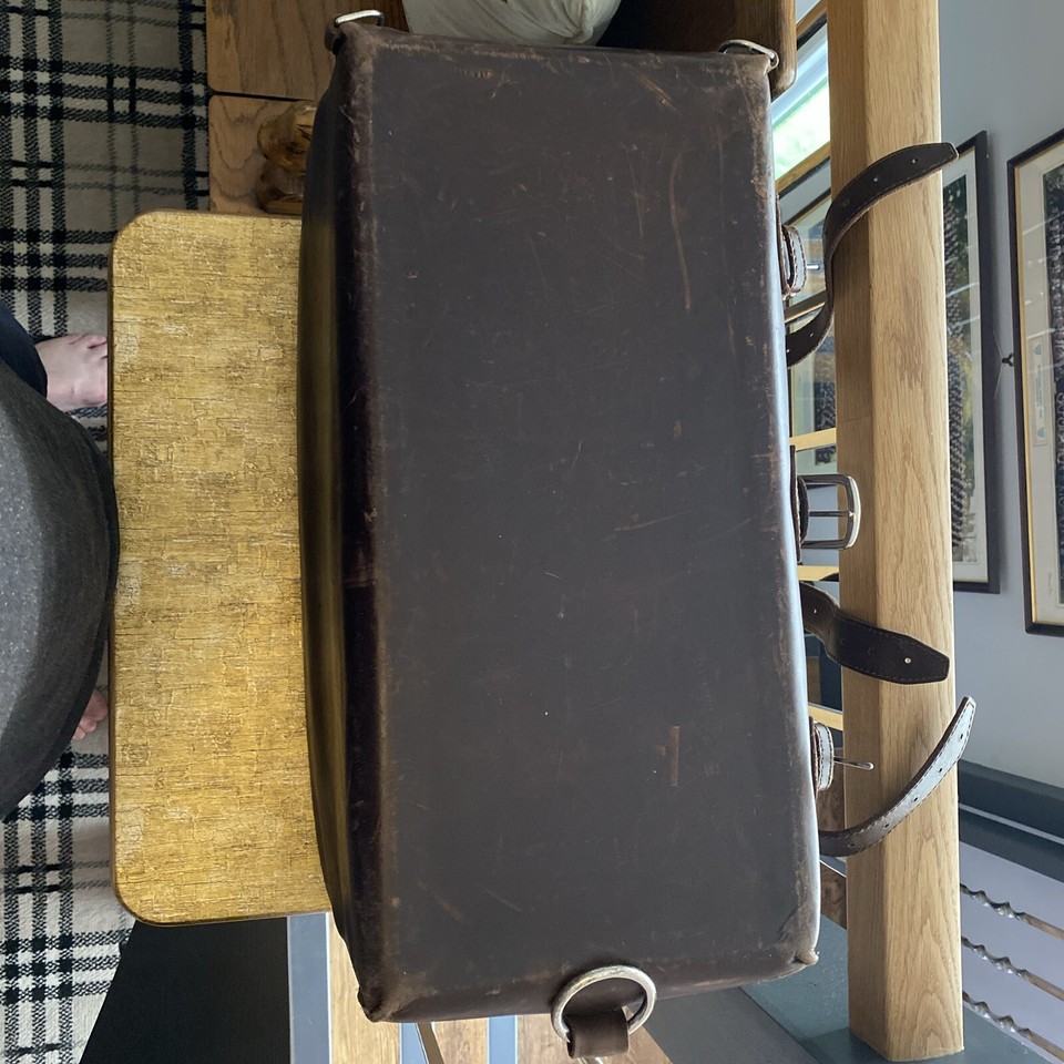 Saddleback Leather The Water bag Full Grain Leather Duffle Dark