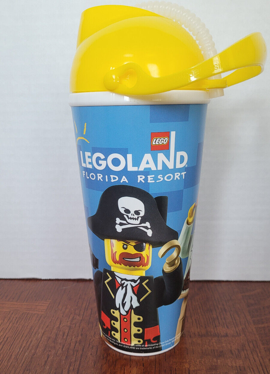 Legoland Florida Resort souvenir cup with lid and straw eBay