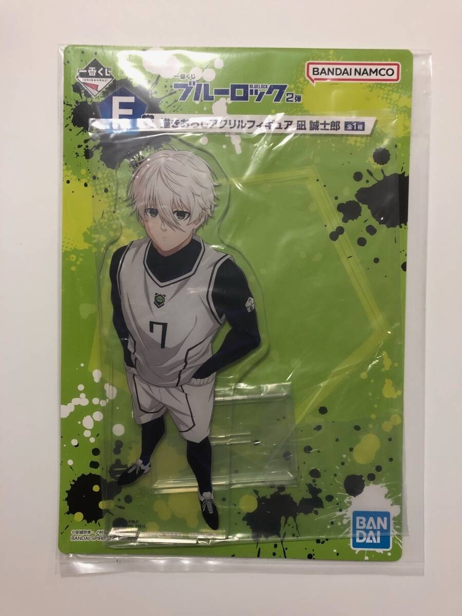 RARE Blue Lock Kuji vol.2 Seishiro Nagi Newly Drawn Acrylic Stand