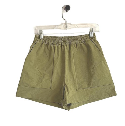 Lululemon Lab Relaxed-Fit Super High Rise SHR Short Bronze Green Größe 4