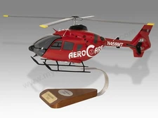 Airbus Eurocopter EC135 H135 AeroCare Desk Wood Helicopter New Model Small 1/48