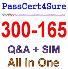 Cisco Best Practice Material For 300-165 Exam Q A SIM