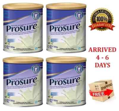 4 Cans Abbott Pro Sure Milk High Protein, Prebiotic & EPA 380g Expedite Shipping