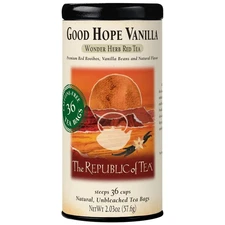 The Republic of Tea - Good Hope Vanilla Herbal Red Tea, Naturally Caffeine-Free 