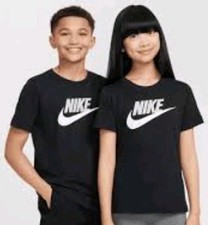 Youth Black Nike Logo T-Shirt Size XL