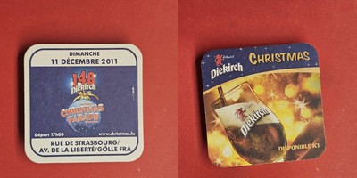 Diekirch Christmas Parade 2011 Brauerei Bierdeckel Bier