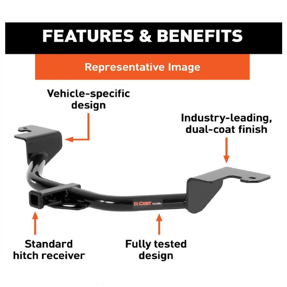 Curt Class 1 Trailer Hitch 11025 for Hyundai Sonata / Kia Optima Foto 2 de 4