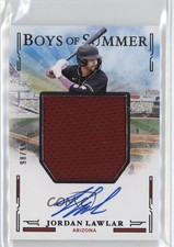 2025 Panini Boys of Summer Jumbo Material Signatures /99 Jordan Lawlar Auto 1g37