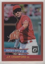 2018 Donruss Optic Rated Rookie Retro 1984 Red Prizm 97/99 JP Crawford #RR14 8k4