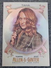 2021 TOPPS ALLEN AND GINTER BASEBALL  SARAH TIANA SILVER PORTRAIT#229(COMEDIAN)