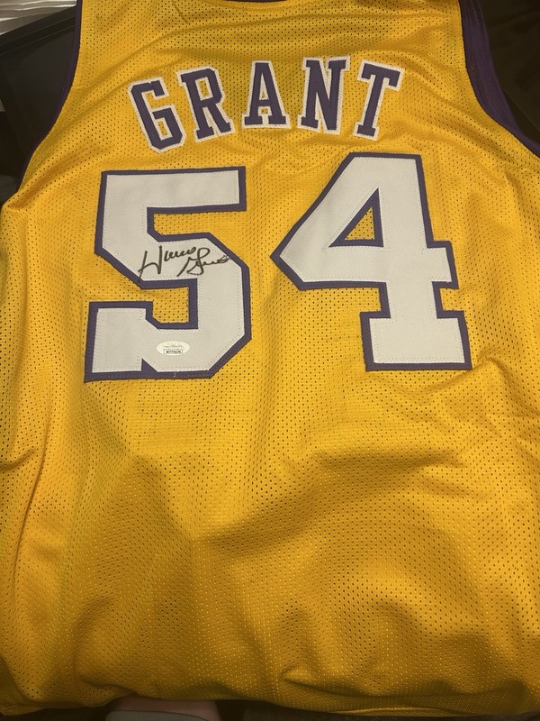 Horace Grant Signed Auto Los Angeles Lakers Jersey JSA COA READ