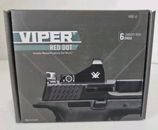 Vortex VRD-6 Viper Red Dot 6MOA With Pic Rail Mount Color Black Gen 2 N.I.B