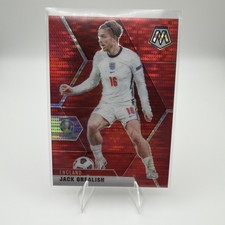 2021 Panini Mosaic UEFA EURO #109 Jack Grealish Red Pulsar Soccer Card England