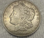 1921 d morgan silver dollar Nice EF Condition Toned