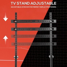 Supllueer Racing Simulator Cockpit With Red Seat & TV Stand Fit Logitech G920