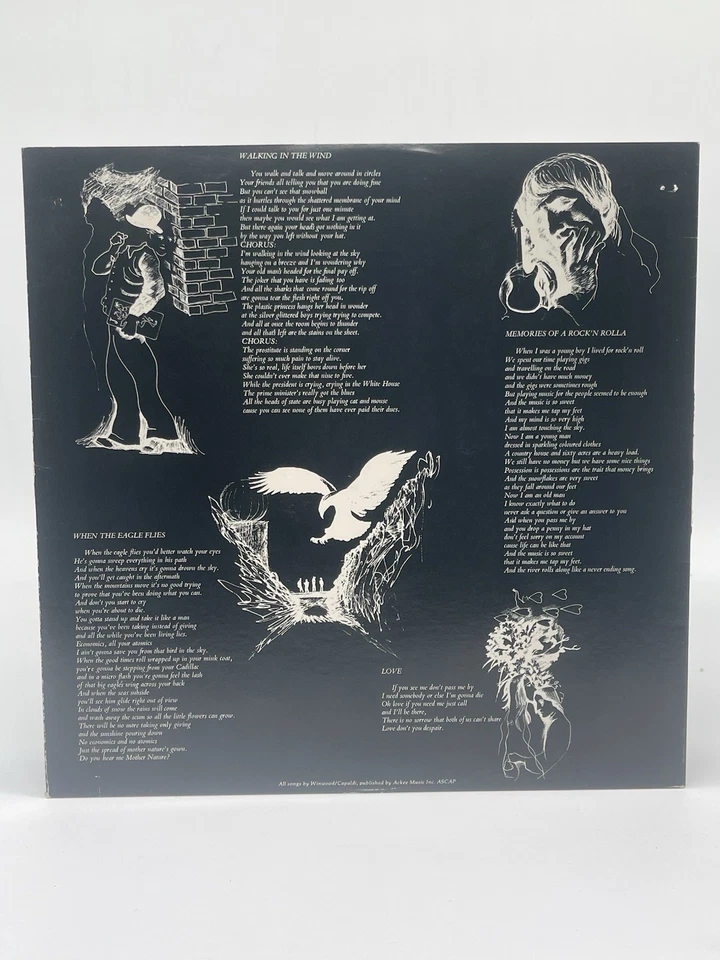 TRAFFIC WHEN THE EAGLE FLIES 12" LP VG+ VINYL RECORD ASYLUM 1974 - Image 4 of 4