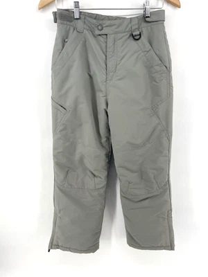 LL BEAN Schnee Ski Hose Jugend Größe 12 THINSULATE Khaki Taupe MÄNGEL - Bild 1 von 4