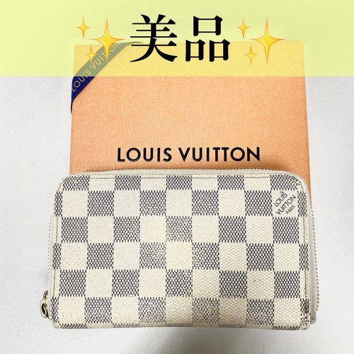 Louis Vuitton Zippy Compact Wallet Damier Azur Pre-owned From Japan