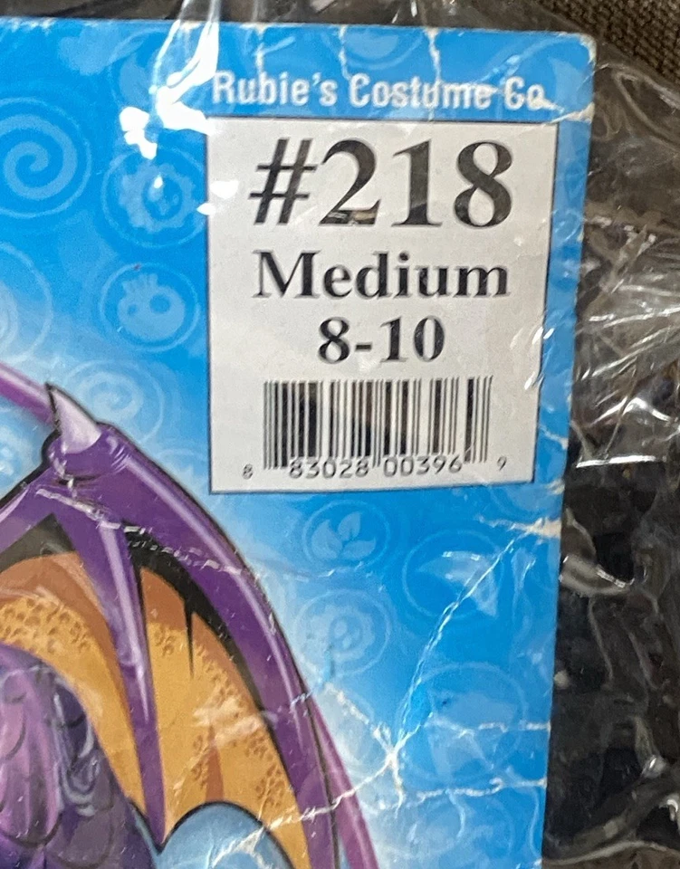 Disfraz Skylanders Deluxe Spyro Niños Mediano 8-10 Dragón Rubíes Halloween Púrpura Foto 4 de 4