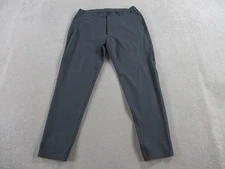 Mack Weldon Pants Mens Large Charcoal Gray Performance Stretch Tapered Tech