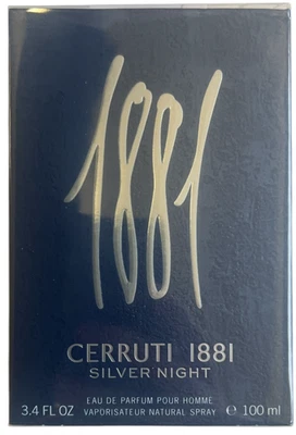 Cerruti 1881 Silver Night Eau De Parfum für Herren OVP (100 ml)