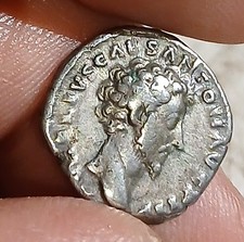 Marcus Aurelius AR Denarius  157/158 AD Rome Mint Ric 475a Rare