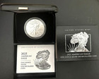 2025 W $1 Burnished Silver Eagle Uncirculated West Point Mint Coin Box and COA — photo 1
