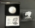 2025 W $1 Burnished Silver Eagle Uncirculated West Point Mint Coin Box and COA