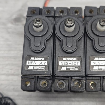 JR NES-507 Standard Servo Lot 4x w/ Control Receiver NER-226X 72