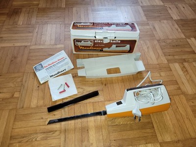Moulinex 294 Elektro Schneidemesser Brotschneidemesser + Wandhalterung SEHR GUT