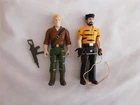 Gi Joe Cobra Super7 Reaction lot of 2 Tiger Force Duke and Shipwreck w/ gear