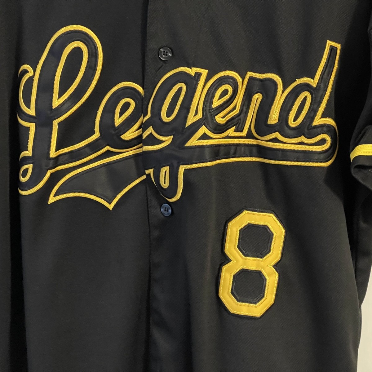 Kobe Bryant Legend Forever 8 Legend 24 Stitched Baseball Jersey Sz