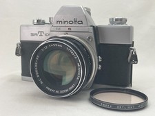 READ Exc 4 MINOLTA SRT101 35mm SLR Film Camera / MC Rokkor-PF 55mm f1.7 835