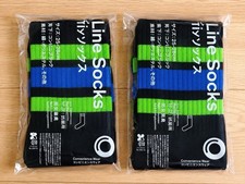 FamilyMart Japan Line Socks 2 Pairs Set Black...