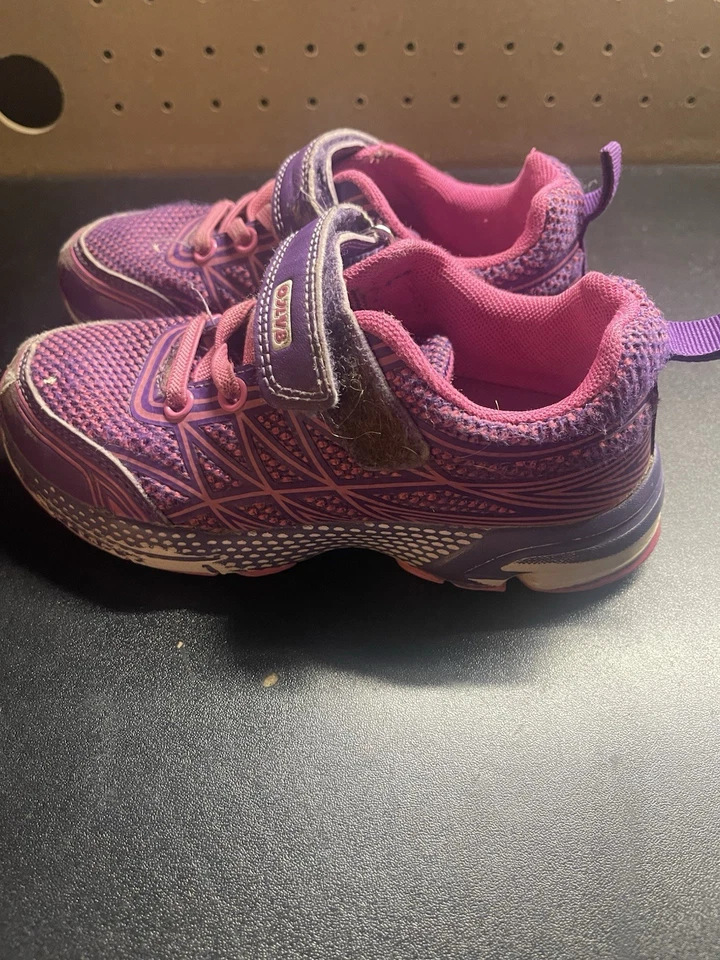 Размер 11 Saucony Baby ребенка ясельного возраста девочки Catalyst HL кроссовки в розовый и фиолетовый (B2) - Изображение 4 из 4