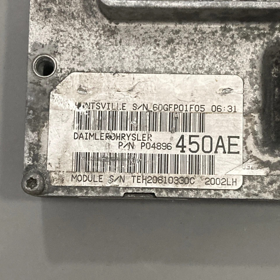 Dodge Intrepid 2002 3,5 L ECU/ECM P04896450AE Foto 2 de 4