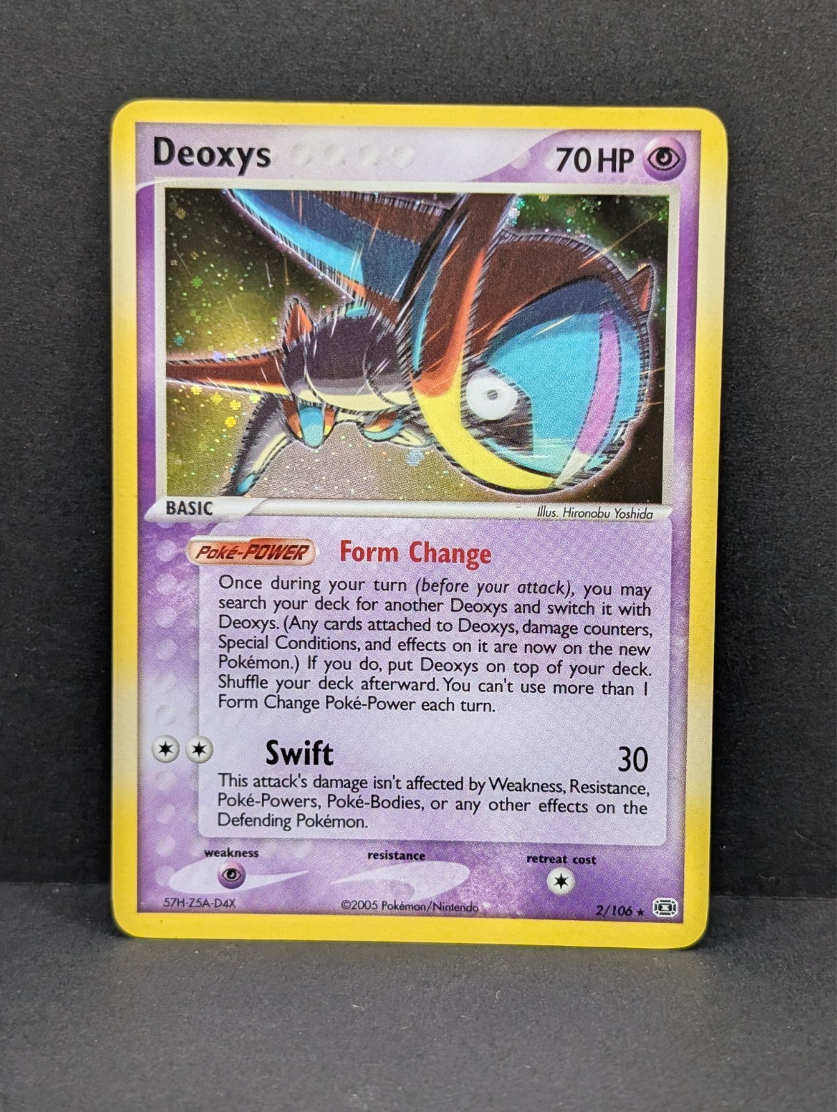 Deoxys (Speed Forme) 2/106 EX Emerald Holo Rare Pokemon TCG Nintendo NM