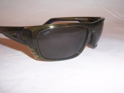 NEW COSTA DEL MAR WHITETIP PRO SUNGLASSES SEAGRASS/GREY 580G POLARIZED $289
