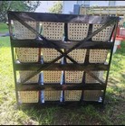 Vintage Metal Gym Locker Basket Shelf Custom Cabinet *WoW* — photo 5