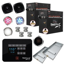 SteamSpa BKT2400-A Black Series Wifi and Bluetooth 24kW - Nickel