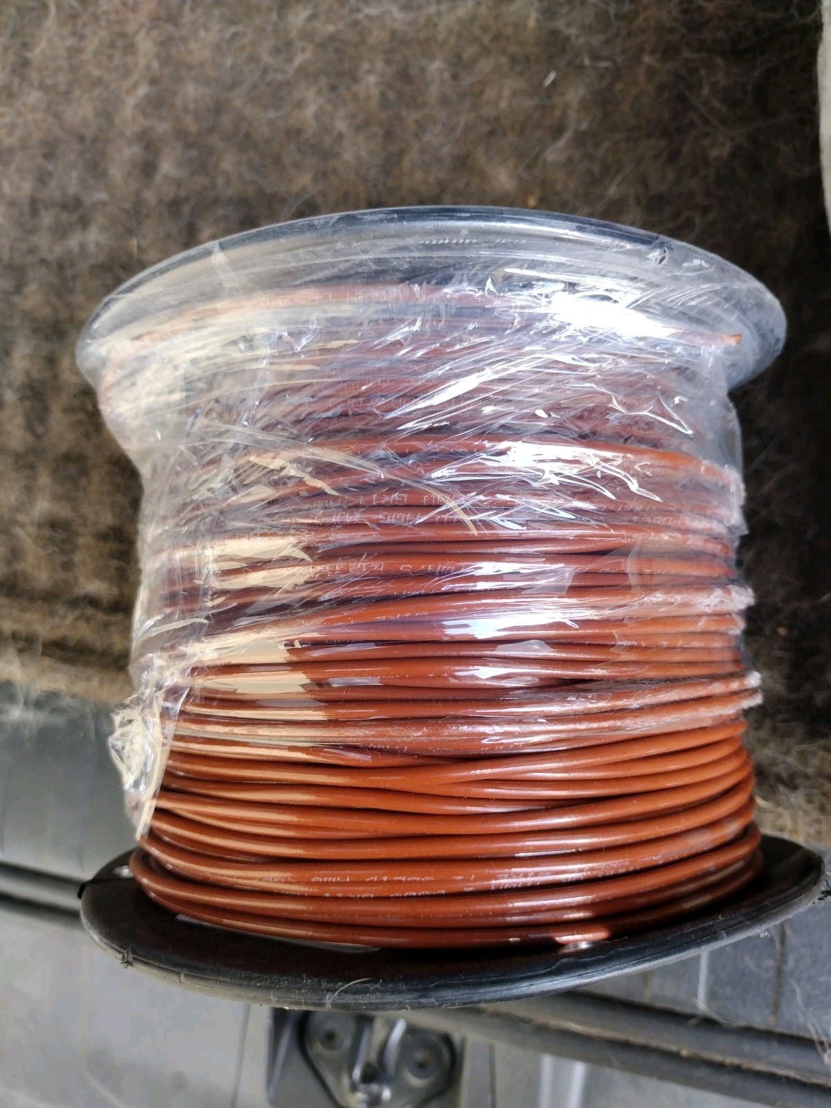 Brown Solid 12 AWG Copper Wire 500 FT 600V 