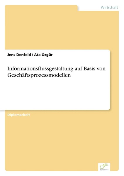 Jens Denfeld (U. A.) | Informationsflussgestaltung Auf Basis Von...-image