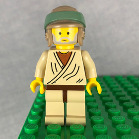 LEGO Star Wars Minifigure Lot Young Anakin Skywalker Old Obi-Wan Kenobi with acc