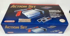 Caja de consola vac&iacute;a Nintendo Entertainment System NES 1990 juego de acci&oacute;n con insertos
