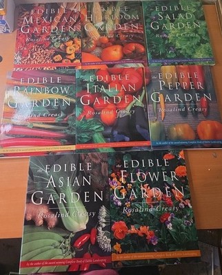 8Edible Gardening Trade PB Book Lot Rosalind Creasy