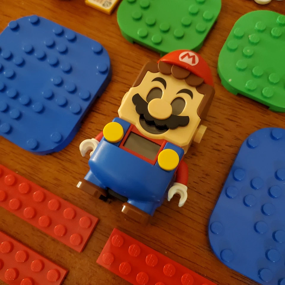 Lego Super Mario Lote Bluetooth Figura Nintendo Interactivo Escaneo Código Ladrillos RARO Foto 2 de 4