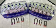 Conair Easy Start 20 Hot Rollers Curlers Pageant Cheer Dance Purple HS15 400W